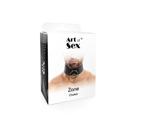 Мужской чокер из натуральной кожи Art of Sex - Zane Collar