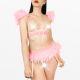 Сексуальний комплект білизни Angel, розмір L-2XL, колір Рожевий
