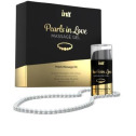 Набор для жемчужного массажа Intt Pearls in Love: ожерелье и силиконовый массажный гель