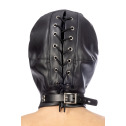 Капюшон для БДСМ со съемной маской Fetish Tentation BDSM hood in leatherette with removable mask
