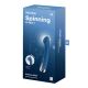 Вибратор с ротацией Satisfyer Spinning G-Spot 1 Blue, плоская площадка для стимуляции точки G