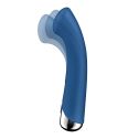 Вибратор с ротацией Satisfyer Spinning G-Spot 1 Blue, плоская площадка для стимуляции точки G