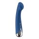Вибратор с ротацией Satisfyer Spinning G-Spot 1 Blue, плоская площадка для стимуляции точки G