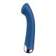 Вибратор с ротацией Satisfyer Spinning G-Spot 1 Blue, плоская площадка для стимуляции точки G