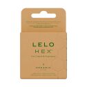 Презервативы LELO HEX Condoms Organic 3 Pack, тонкие и суперпрочные