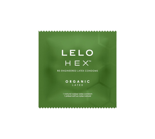 Презервативы LELO HEX Condoms Organic 3 Pack, тонкие и суперпрочные