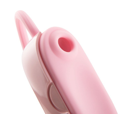 Вакуумний кліторальний стимулятор Otouch Louis Vibrate Pink з віброяйцем, у кейсі