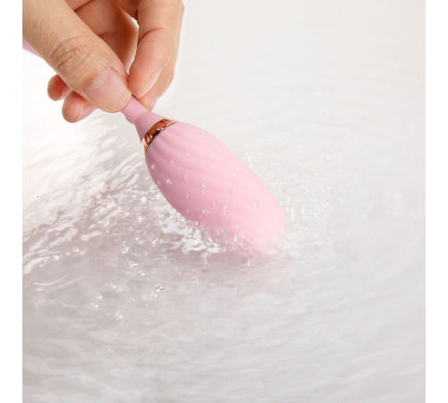 Вакуумний кліторальний стимулятор Otouch Louis Vibrate Pink з віброяйцем, у кейсі