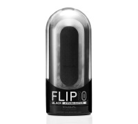 Мастурбатор Tenga Flip Zero Black, изменяемая интенсивность стимуляции, раскладной