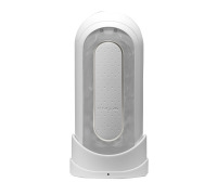 Вібромастурбатор Tenga Flip Zero Electronic Vibration White, змінна інтенсивність, розкладний