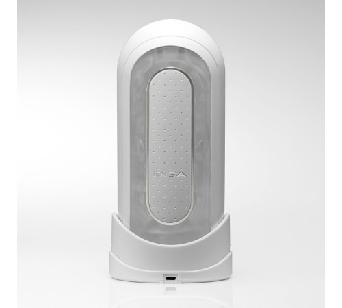 Вибромастурбатор Tenga Flip Zero Electronic Vibration White, изменяемая интенсивность, раскладной