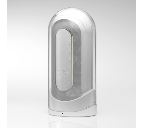 Вибромастурбатор Tenga Flip Zero Electronic Vibration White, изменяемая интенсивность, раскладной