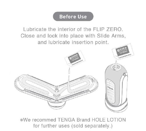 Вибромастурбатор Tenga Flip Zero Electronic Vibration White, изменяемая интенсивность, раскладной