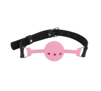 Повітропроникний кляп NeDlyaSkuki Gag Ball рожевий