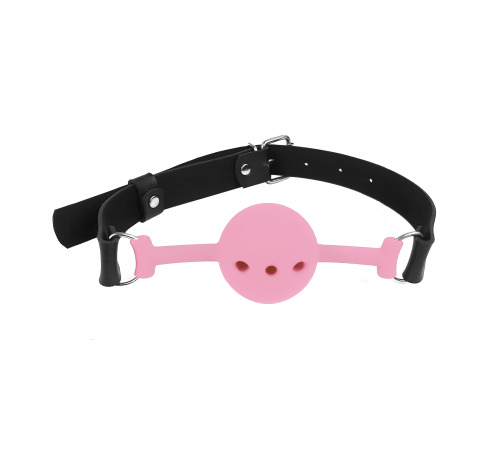 Воздухопроницаемый кляп NeDlyaSkuki Gag Ball Розовый