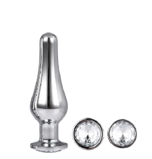 DT21874 Набір анальных пробок конічної форми Dream Toys GLEAMING LOVE PLEASURE SET SILVER