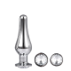 DT21874 Набір анальных пробок конічної форми Dream Toys GLEAMING LOVE PLEASURE SET SILVER