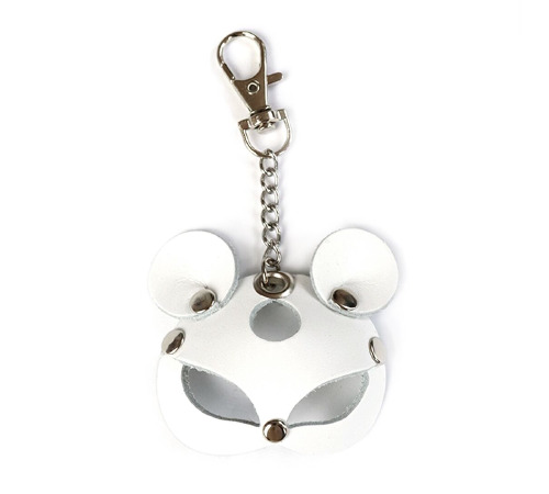 Брелок на карабине для ключей Art of Sex Mouse, Белый