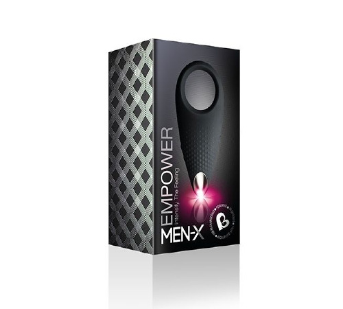 Эрекционное кольцо с вибрацией Rocks Off Empower Black