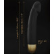Вибратор Dorcel Real Vibration M Gold 2.0, диам 3,7см, перезаряжаемый, для точки G