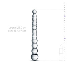 Стеклянный дилдо в виде бусин Gildo Glass Dildo No. 20