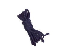 Джутова мотузка BDSM 8 метрів, 6 мм, колір синій