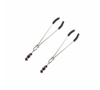 Затискачі для сосків із чорними кристалами