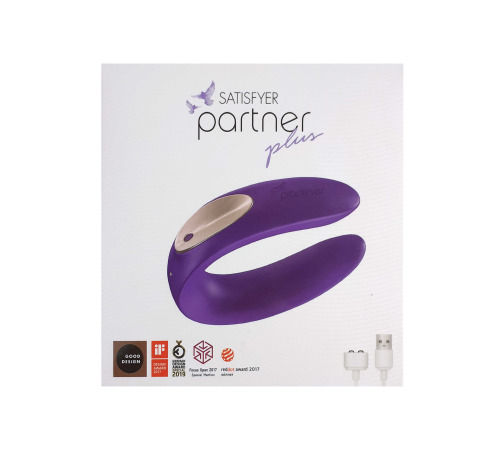 Вібратор для пар Satisfyer Double Plus з двома моторчиками