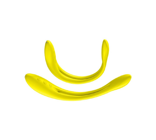 Універсальний гнучкий вібратор для пар Satisfyer Elastic Game Yellow