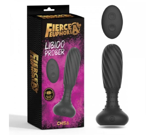 Анальна пробка з пультом Fierce Euphoria Libido Prober Chisa