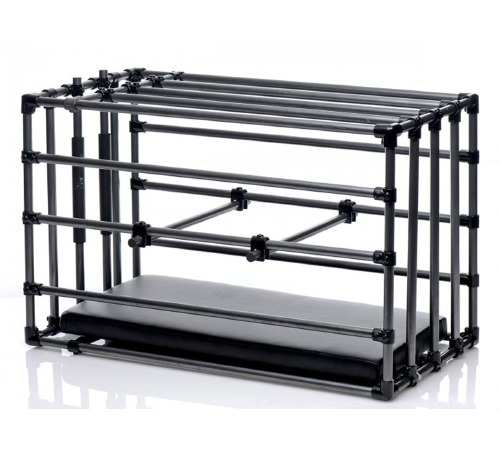 Прочная разборная клетка для наказаний Kennel Adjustable Bondage Cage