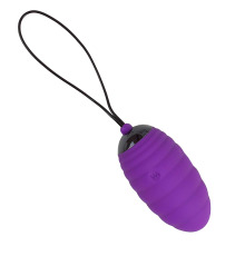 Виброяйцо Adrien Lastic Ocean Breeze Purple с пультом ДУ, 10 режимов работы
