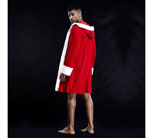 Мужской эротический костюм “Обольстительный Санта” One Size Red