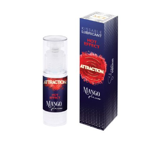 Смазка для орального секса с согревающим эффектом MAI Attraction Heat Mango (50 мл)