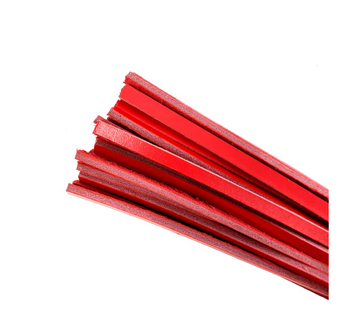 Плеть флоггер из Ремённой кожи Красный 50 см