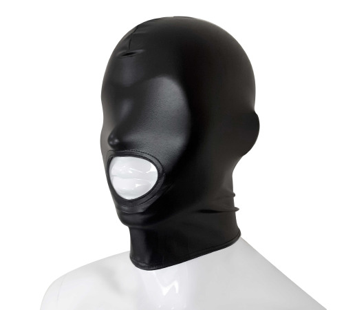 Маска BDSM відкритий рот зі шнурівкою