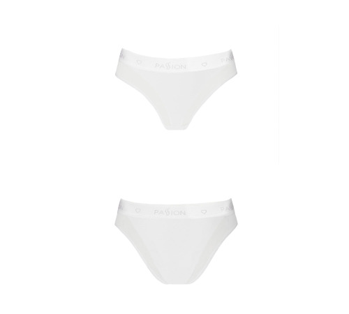 Трусики с прозрачной вставкой Passion PS002 PANTIES white, size L
