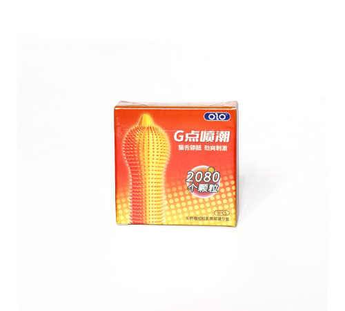 Презервативи OLO “G-точка 2080” — інтенсивна стимуляція, 2080 рельєфних точок