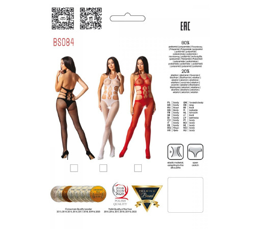 Эротический бодистокинг Passion BS084 black