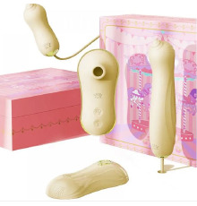 Набор секс игрушек Zalo UNICORN Vibratrion & Thrusting Set - Yellow