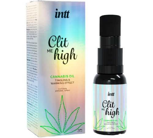 Возбуждающий гель для клитора Intt Clit Me On High Cannabis Oil 15 мл, сильная стимуляция