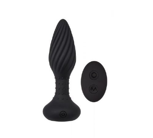 Анальная пробка с шариками на пульте Frisky Beaded Plug Chisa