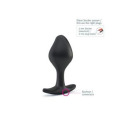 Силиконовая анальная пробка Mystim Rocking Force S для электростимулятора, диаметр 3,7см
