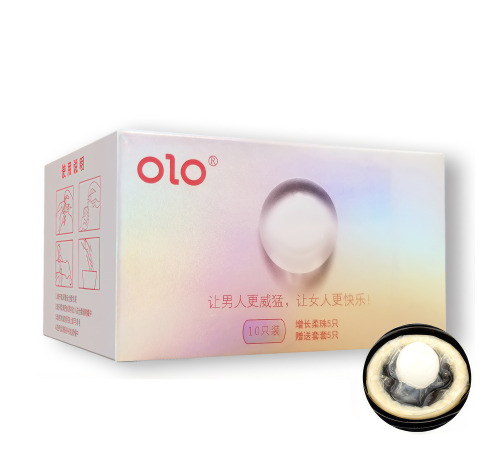 Ультратонкий презерватив OLO с шариком (5шт.)