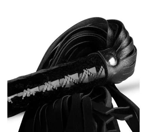 Плеть-флогер Whipped - Beat It Flogger - Black, экокожа