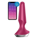 Анальная пробка с функцией управления смартфоном SATISFYER PLUG-ILICIOUS 2 BERRY