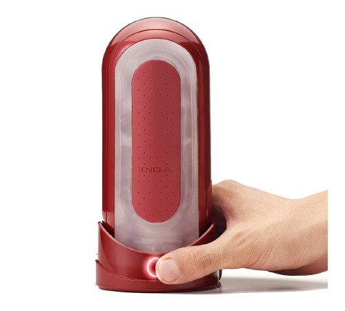 Набор мастурбатора с нагревателем Tenga Flip Zero Red + Flip Warmer