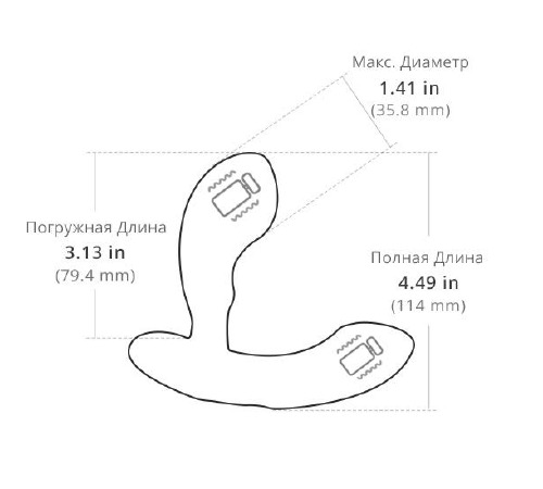 Смарт массажер простаты Lovense Edge с регулировкой угла воздействия