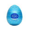 Мастурбатор-яйцо Tenga Egg Wavy II Cool с двойным волнистым рельефом и охлаждающим эффектом