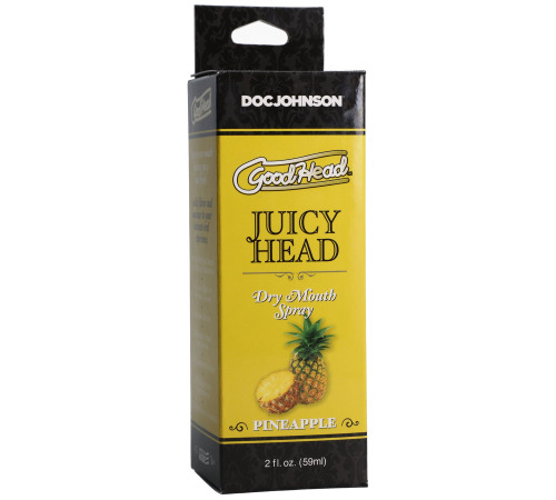Doc Johnson GOODHEAD - JUICY HEAD - DRY MOUTH SPRAY - PINEAPPLE 2 FL. OZ
